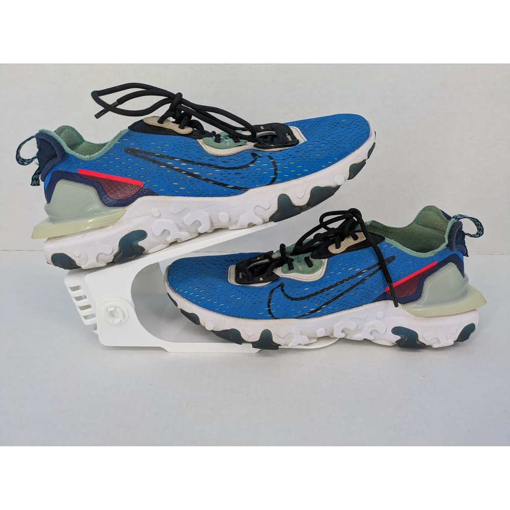 Nike React Vision Sneakers Mens 10.5 Photo Blue Black Running Shoes CD4373-400